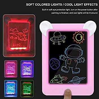 Kids Magic Glow Pad: 3D Light-Up Drawing Board for Creative Play and Learning - Image 2