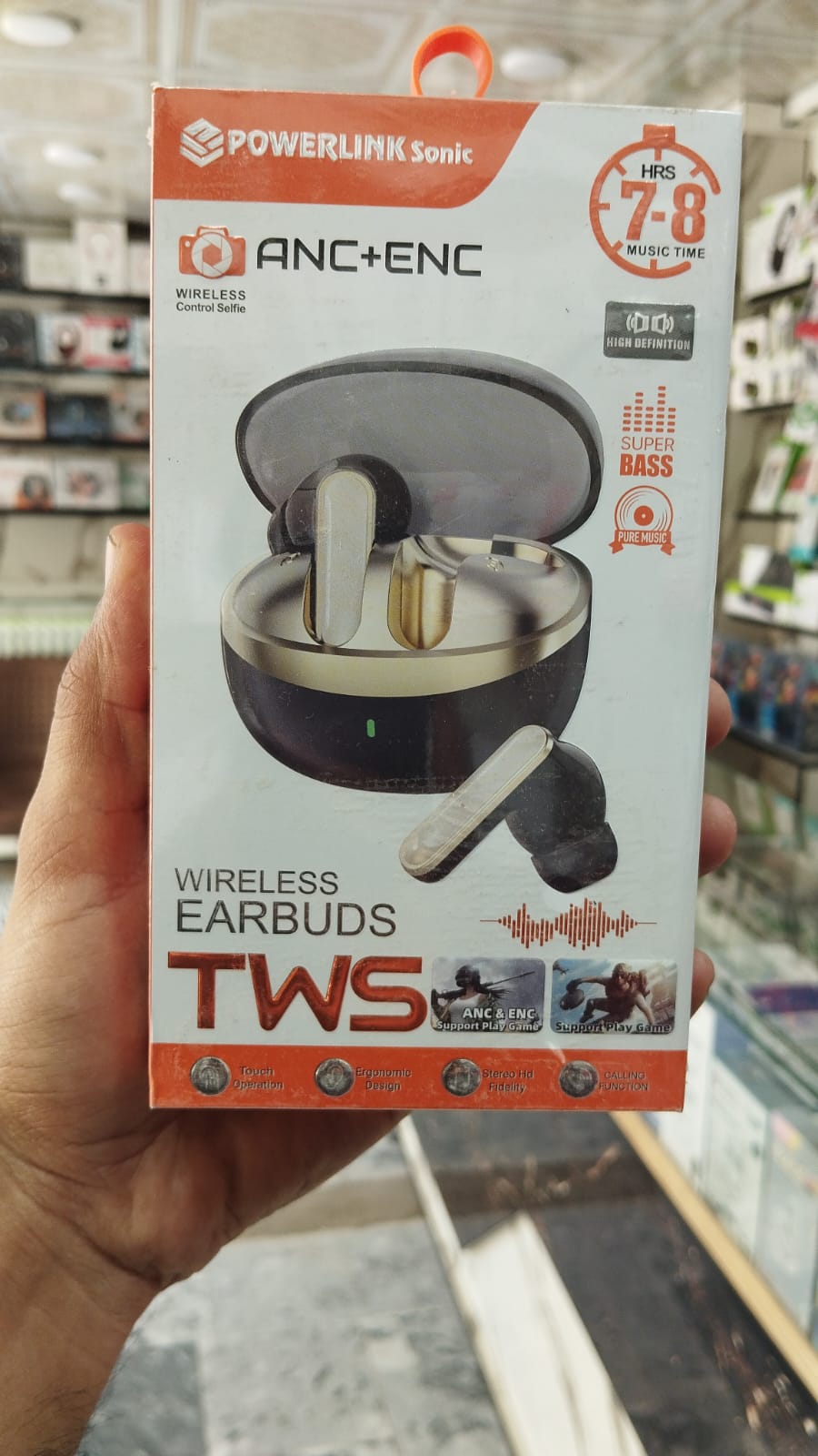 Powerlink Sonic TWS Earbuds Long Battery Backup | ENC & ANC Working - Image 3
