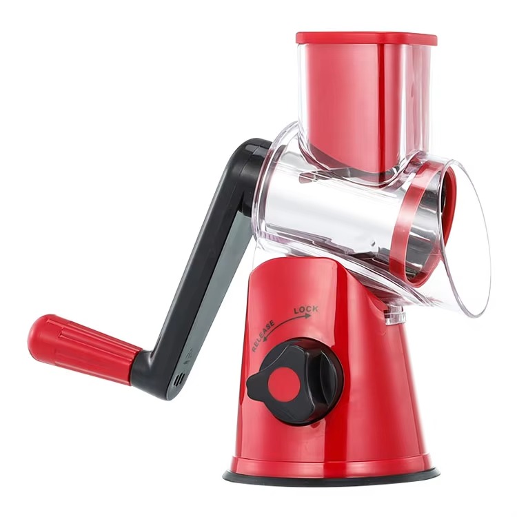 Table Top Drum Grater Manual Vegetable Cutter, Slicer & Grater
