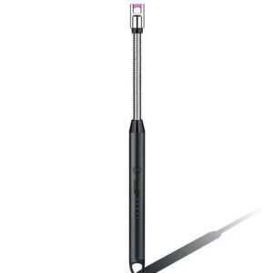 Rechargeable USB Electric Candle Lighter  Windproof Flameless Plasma Arc Lighter with 360° Flexible Long Neck