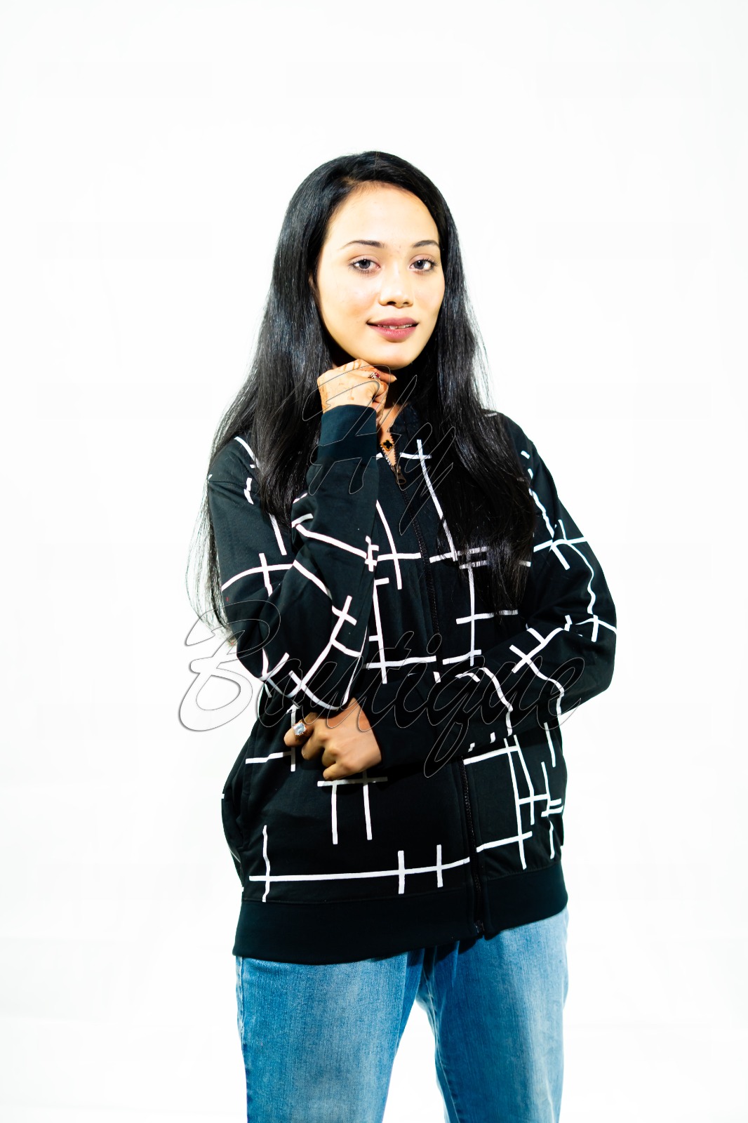 Rockstyle Womens White Lining Winter Jacket - Image 2