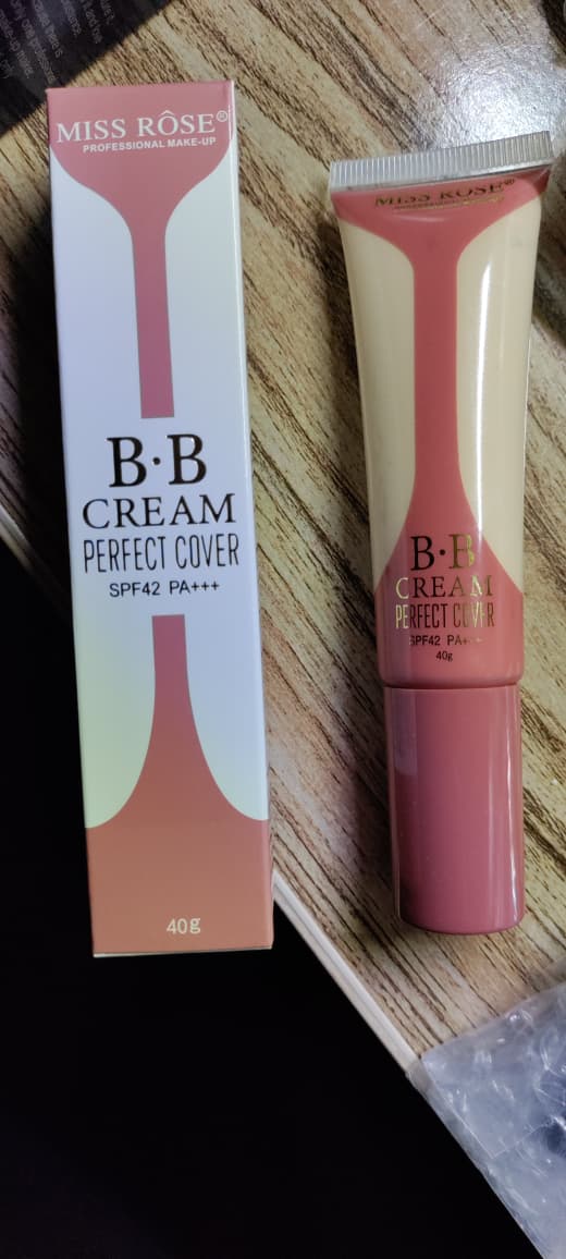 Miss Rose BB Cream Perfect Cover High Coverage, Flawless Finish & Long-Lasting Foundation - Image 4