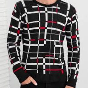 Men's Autumn & Winter Long Sleeve Striped T-Shirt  Casual O-Neck Fashion Tee for Men