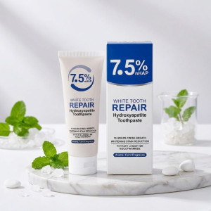 7.5% nHAP White Tooth Repair Toothpaste  Hydroxyapatite Enamel Strengthening & Whitening Formula (120g)