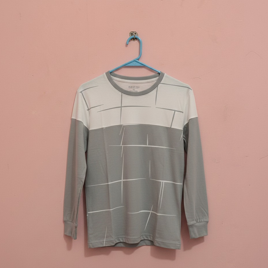 Lining Print Cotton Jersey T Shirts Full Sleeves Providing Premium Quality With Smart Look Easy Wash And Comfortable Ready To Wear Design - Image 3
