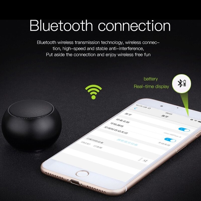 Mini Portable Wireless Bluetooth & Rechargeable Speaker - Wireless Bluetooth Mini Speaker With Card Slot (Random color) - Image 3