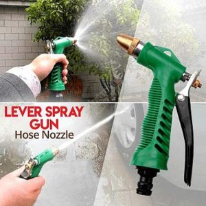 Brass Water Pressure Spray Gun Nozzle  Heavy Duty Alloy Body with Ergonomic Grip