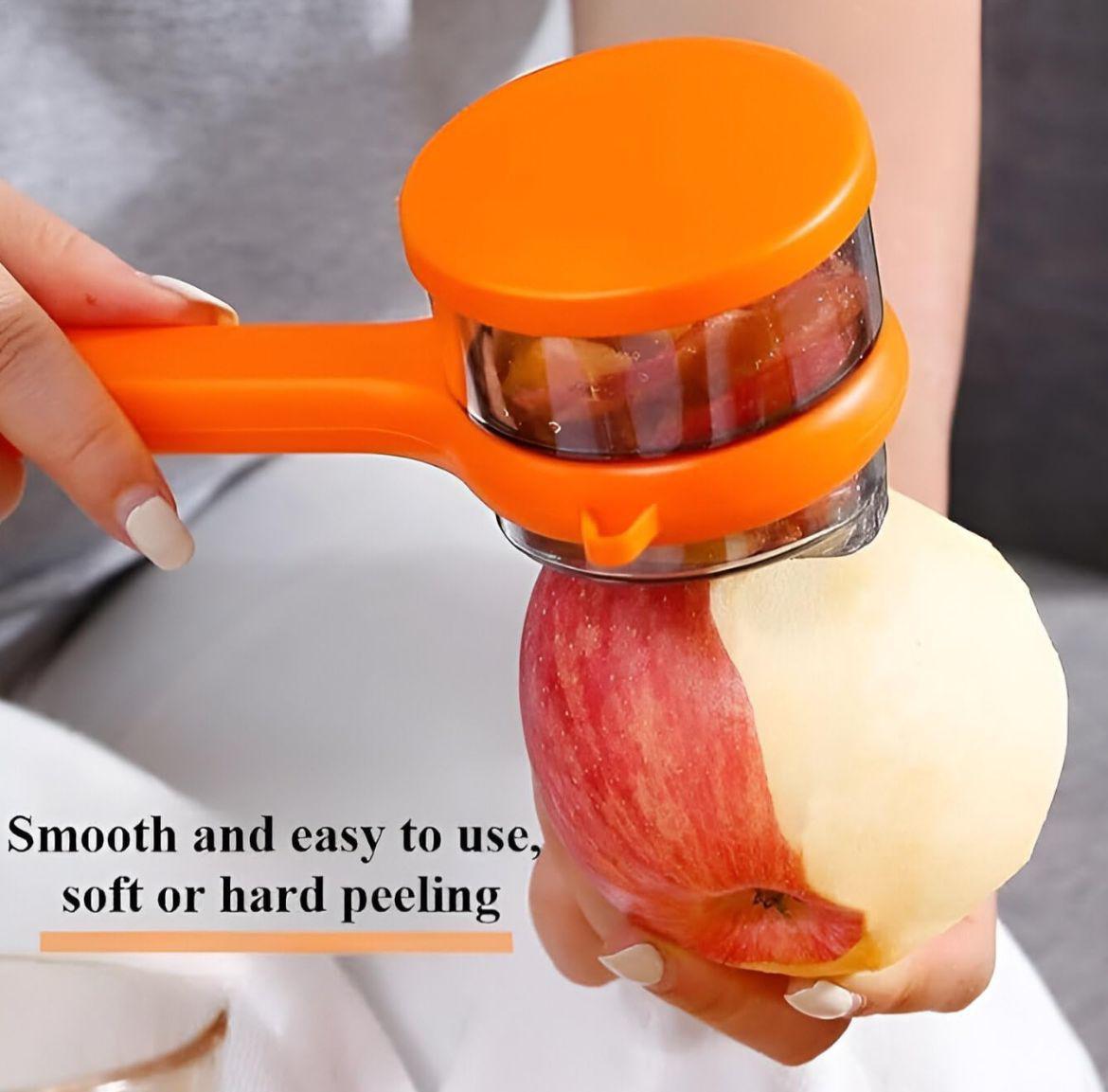 Multi?Functional Vegetable & Fruit Peeler | With Integrated Storage Container - Image 4