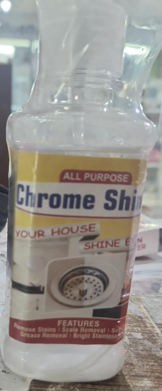 All Purpose Chrome Shine Cleaner 200ml Powerful Stain, Rust And Grease Removal For Bright And Shiny Stainless Steel Surfaces - Image 4