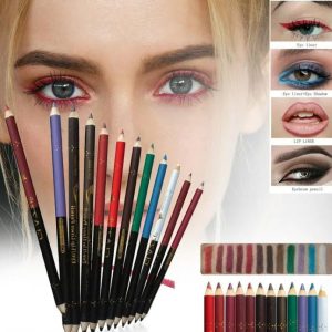 Pack of 12 Colors Eye Pencil | Multipurpose Eye Pencil Set - Image 6