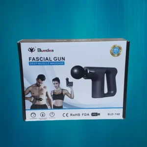 Blueidea Deep Tissue fascial massager with 4 massage Muscle Massage Gun (Random color).