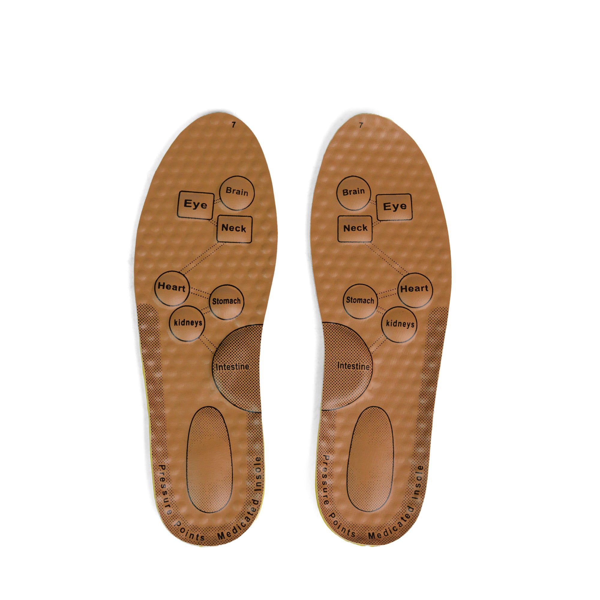 1 Pair Medicated Insole for Shoes Pain Relief, Shock Absorption, Arch Support & All-Day Comfort for Walking, Sports & Daily Wear