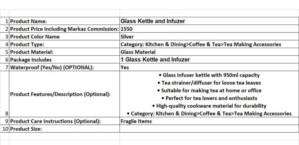 Infuser Glass Tea Jug with Stainless Steel Filter Premium Hot & Cold Brewer for Tea, Detox Water & Herbal Drinks - Image 3