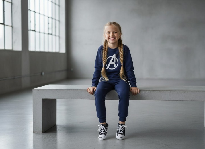 Avenger Printed Sweatshirt & Pajama Trouser Tracksuit for Kids | FOR BABY AND KIDS - Image 2