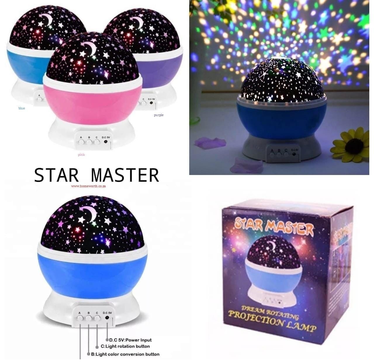 360° Rotating Star Master Projection Lamp | USB/Battery Operated - Image 3