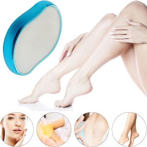 Crystal Hair Eraser  Magic Painless Hair Remover Stone for Men & Women | Smooth & Silky Skin (Random Color)