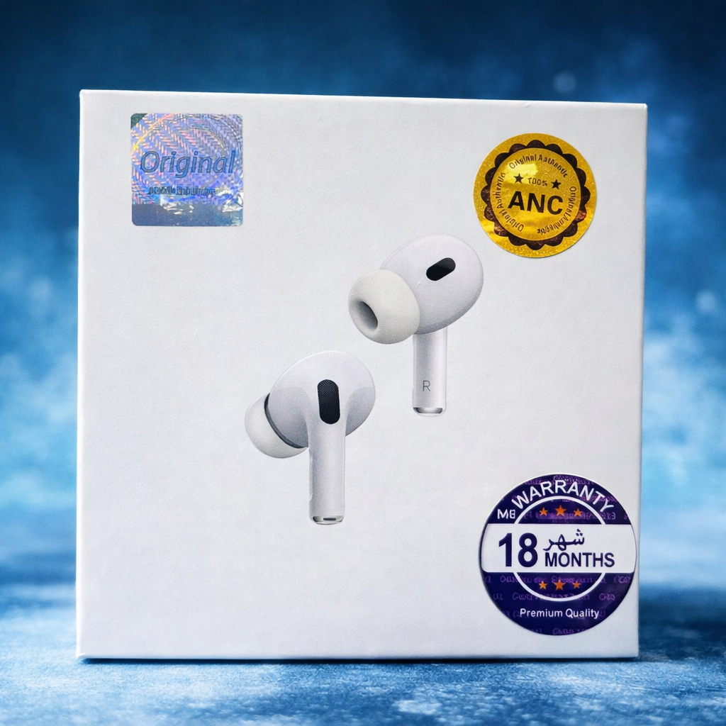 ANC Wireless Earbuds with Active Noise Cancellation & Charging Case White - Image 3