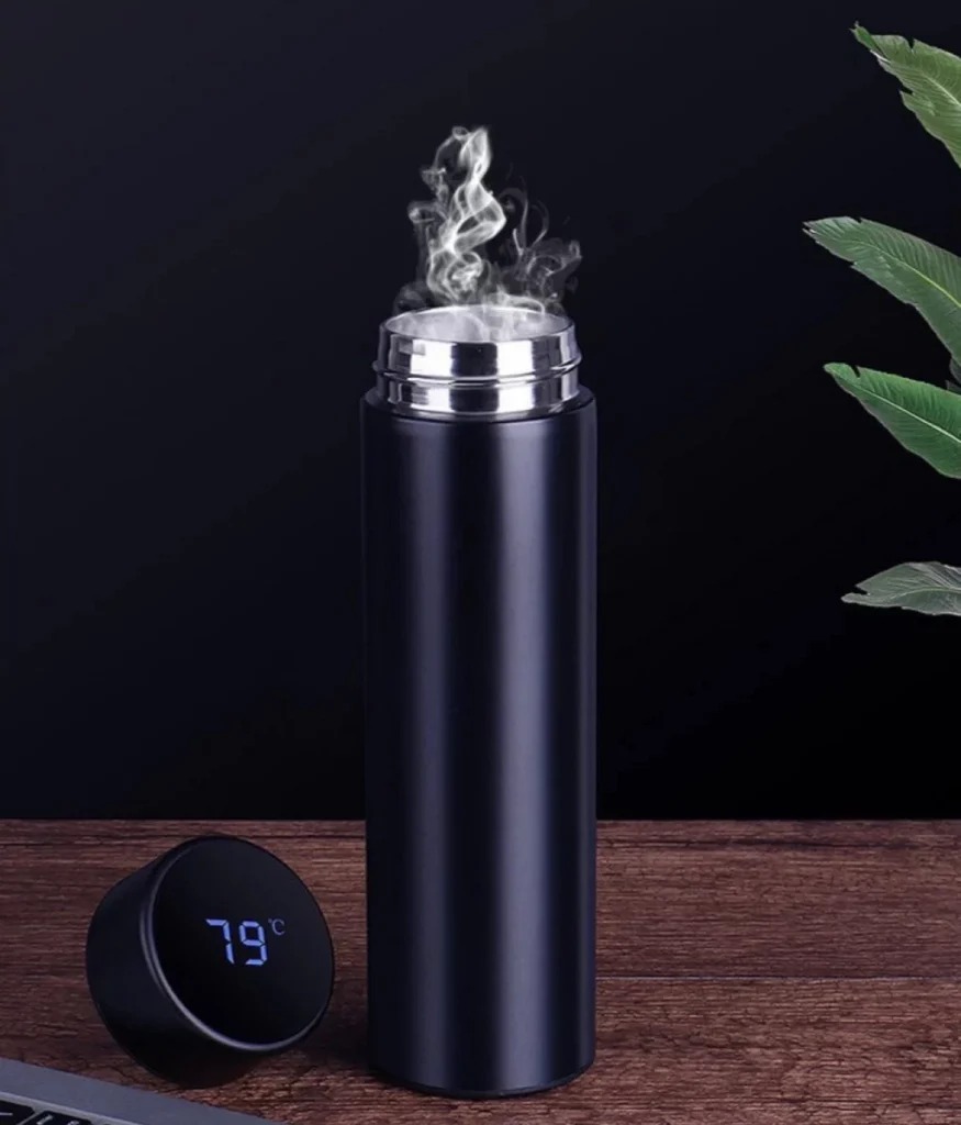 Smart LED Stainless Steel Hot and Cold Bottle - 500ml Thermos Flask - Image 3