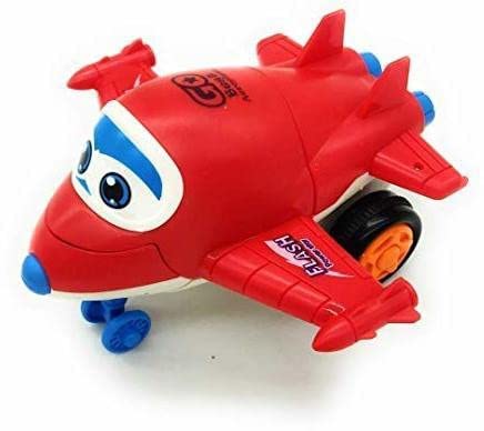 Transforming Aeroplane Friction Toy For Kids With Quick Character Change High Quality Abs Material And Fun Play (Random Color) - Image 3