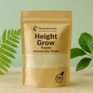 The Health Healer Height Grow Powder  100% Natural Height Increase Supplement (100 Grams)