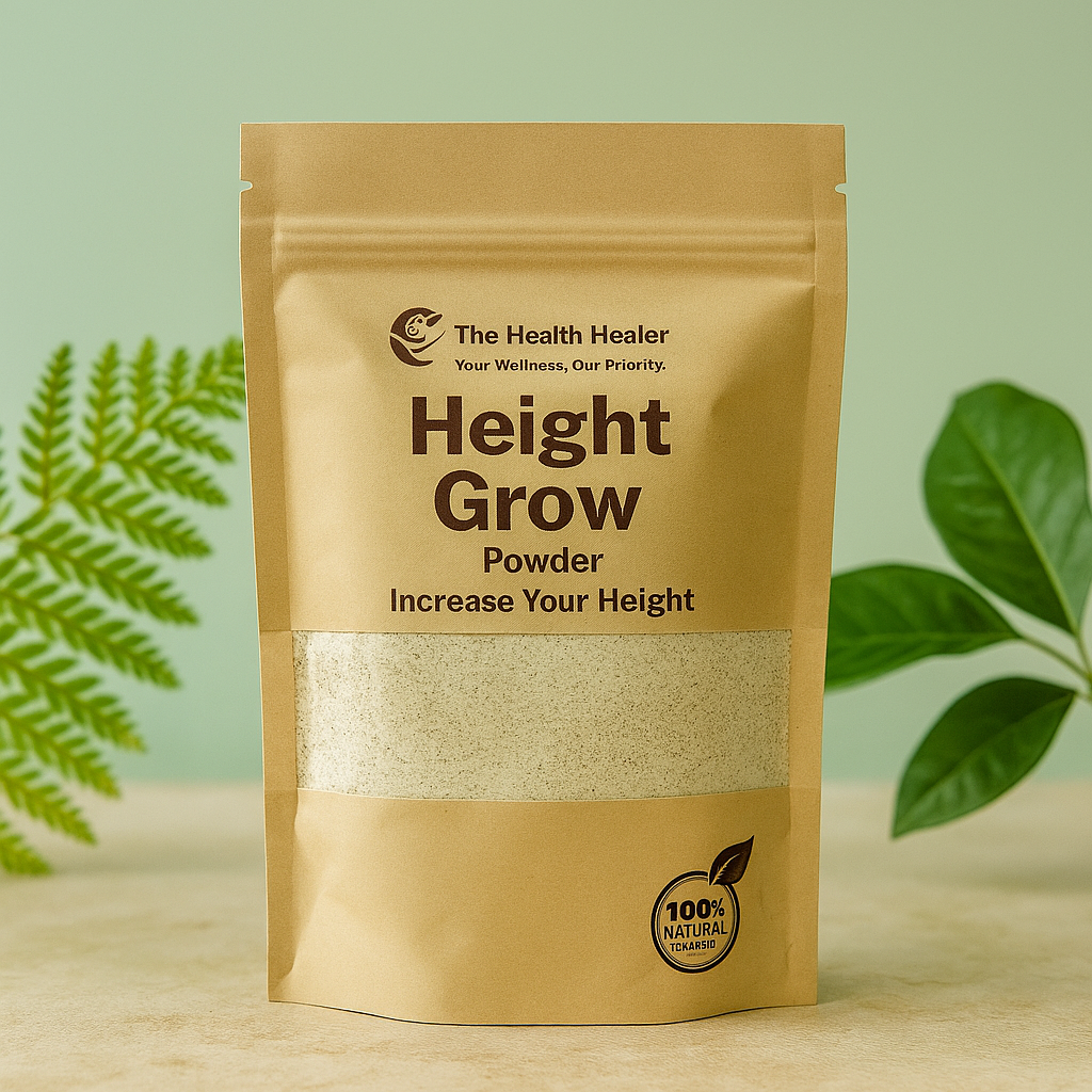 The Health Healer Height Grow Powder 100% Natural Height Increase Supplement (100 Grams)