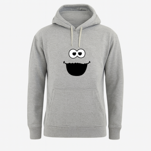 New Summer Collection Full Grey Hoodie Emoji Printed For Men And Boys