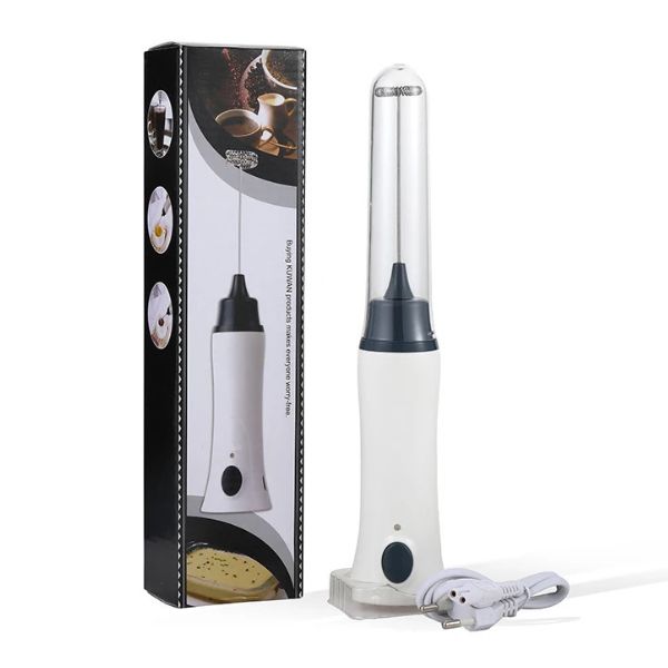 Rechargeable Electric Coffee Frother & Milk Beater Handheld Foam Maker with Stainless Steel Whisk, USB Charging, and Powerful Motor - Image 3