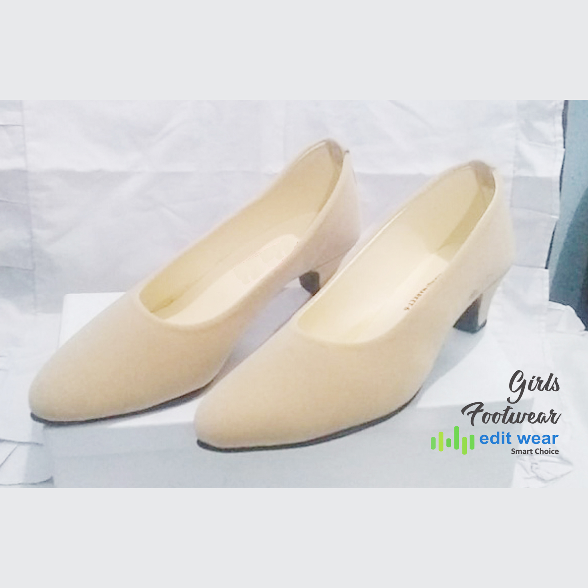 Ladies Velvet Pump Shoes Comfortable 2 Inch Heel Casual & Party Wear Stylish Coat Pumps for Women - Image 4