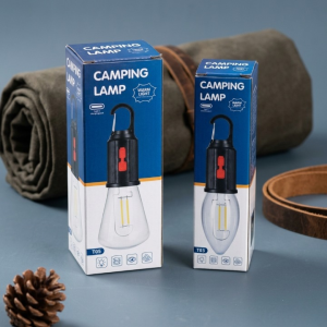 T03 & T05 Portable Warm Light Camping Lamp with Hanging Hook  Rechargeable Emergency LED Lantern