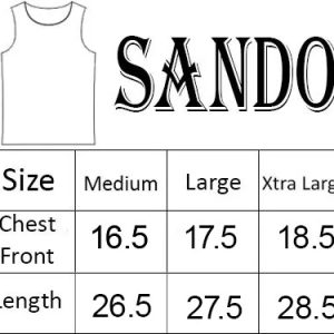 Pack of 2 Men's Summer Cotton Sando Vest Sleeveless Tank Top Breathable Soft Lightweight Casual Gym Sports