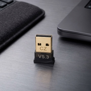 Mini Bluetooth 5.3 USB Dongle  Ultra-Compact Plug & Play Wireless for Windows PCs