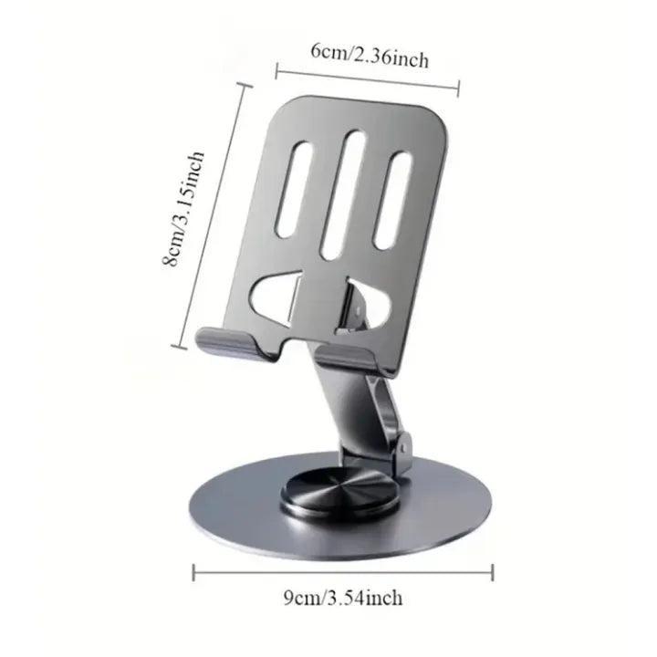 Metal Body Adjustable Phone Holder Foldable Desktop Stand for Mobile Phones - Image 2