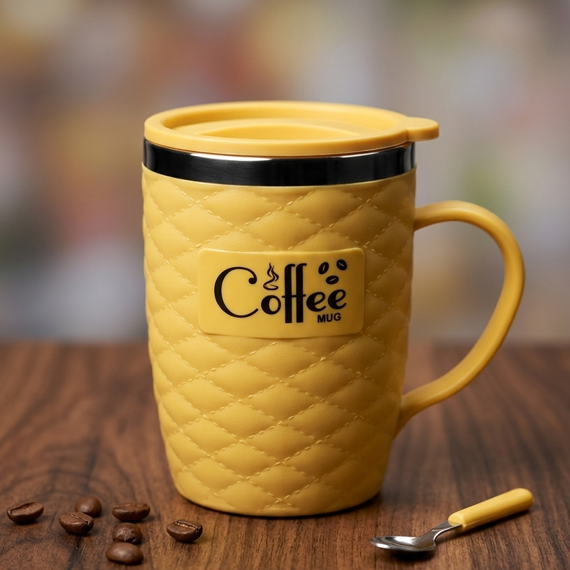 Eco Sip Stainless Steel Coffee Mug 400ml Insulated Travel Cup BPA Free - Image 3