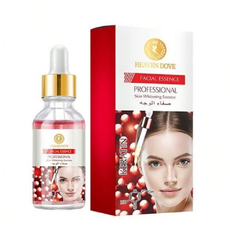 Heaven Dove Keratin Facial Essence Serum Moisturizing Brightening Special Skin Care 30 ml