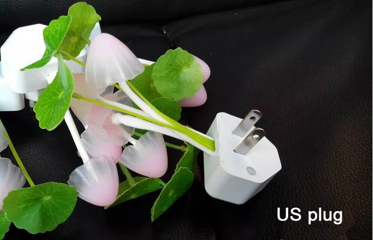 Mushroom Night Light Dusk To Dawn Sensor LED Night Lights Flower Lamp Bedroom Babyroom Lamps For Kids Gifts - Image 2