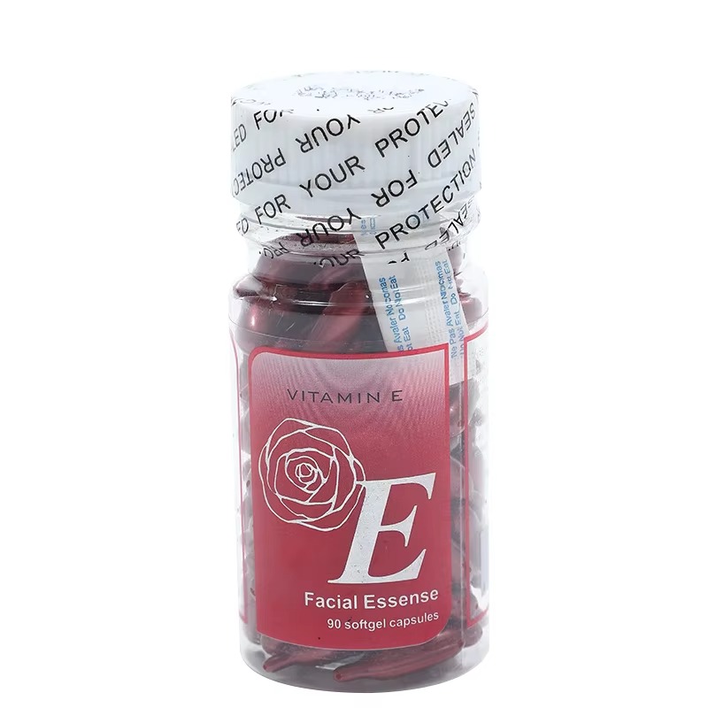 Pack Of 90 Essence of Facial Skincare Vitamin E Skin Care Facial Capsules - Image 4