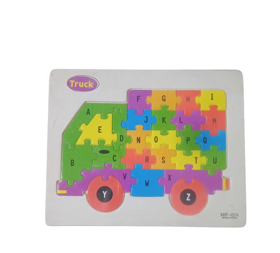 Wooden Alphabet Puzzle Board Premium A-Z English Letters Learning Toy for Kids, Early Literacy, Cognitive Development, and Creative Play - Image 2