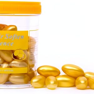 Hair Soften Essence Capsules 60 Softgel Capsules for Nourishing, Hydrating & Softening Dry, Damaged & Frizzy Hair Oil-Based Formula for Shine