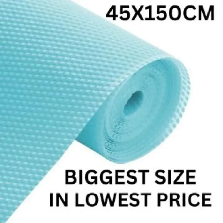 Anti-Slip Fridge Sheet Roll 45x150cm Spill-Proof Refrigerator Liner for Organized Shelves (Random color) - Image 3