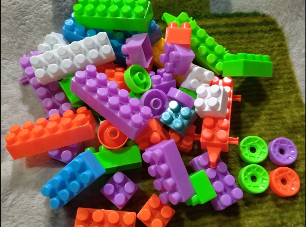 Building Blocks Toy Pack for Kids 72 Pieces Multicolor Educational Blocks, 1 x 1 Size, Durable PVC Material - Game For Kids - Image 2
