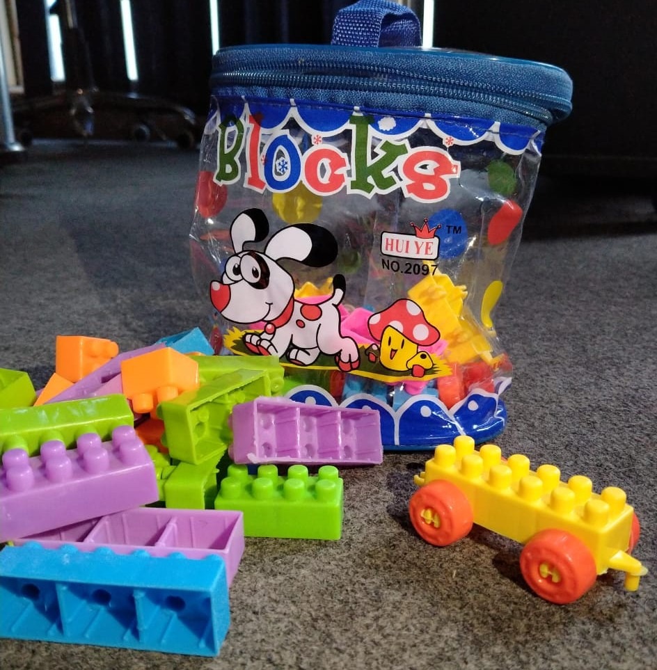 Building Blocks Toy Pack for Kids 72 Pieces Multicolor Educational Blocks, 1 x 1 Size, Durable PVC Material - Game For Kids - Image 3