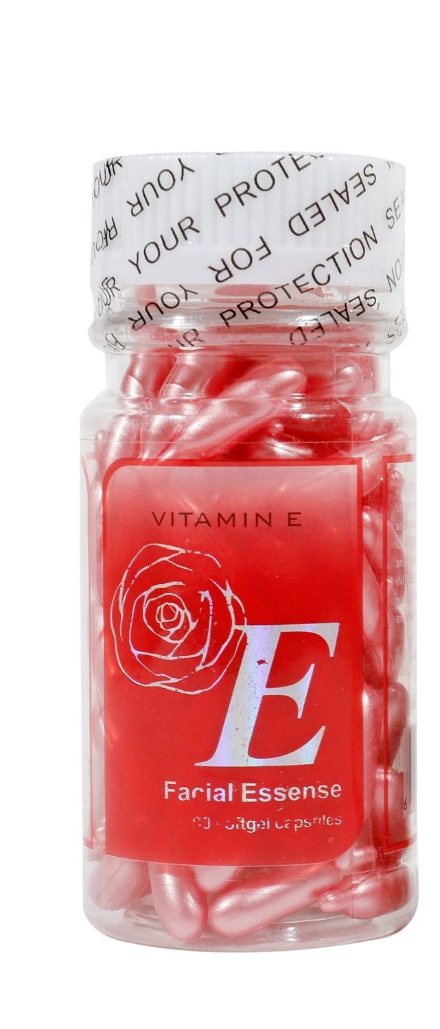 Pack Of 90 Essence of Facial Skincare Vitamin E Skin Care Facial Capsules