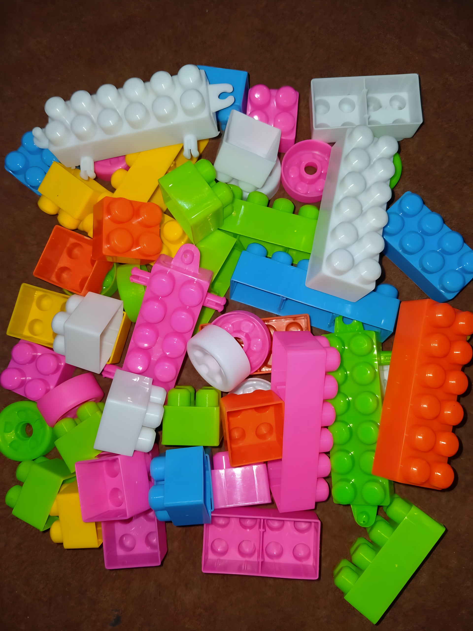 Building Blocks Toy Pack for Kids 72 Pieces Multicolor Educational Blocks, 1 x 1 Size, Durable PVC Material - Game For Kids - Image 5