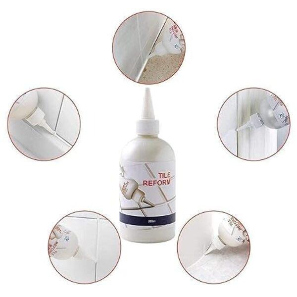 Tile Gap Filler 150ml Easy Grout Repair & Crack Sealer (Waterproof, Quick Dry) Pack of 1 / Pack of 3