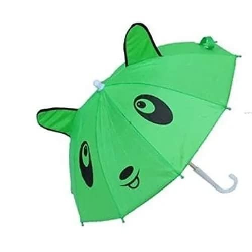 Small Kids Cartoon Umbrella Multicolor, Random Shape & Design, Lightweight & Compact - Image 2