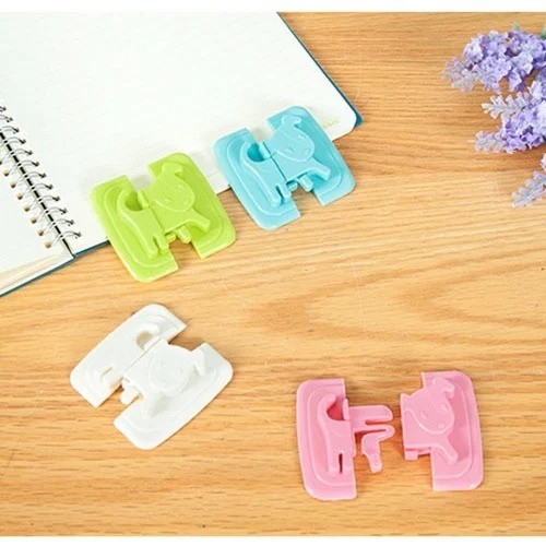 01 PCs Cute Dog Shape Cartoon Cabinet Door Child Safe Lock Refrigerator Toilet Baby Safety Tools | Refrigerator Lock | Lock For Cabinet - Random Color - Image 5