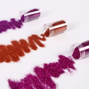 Glitter Powder Bottle Set  Pack of 12 Different Colors, High-Quality Craft Glitter for DIY, Nail Art, and Decorations