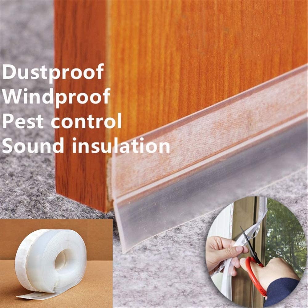 5 Meter Door and Window Seal Strip – Adhesive Weather Stripping – Soundproof, Dustproof & Energy Saving - Image 2