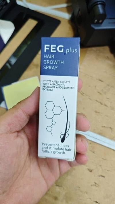 FEG Plus Hair Growth Spray Stimulate Follicles, Reduce Hair Fall, and Encourage Thicker, Healthier Growth 60ML - Image 3