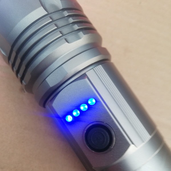 Tactical LED Flashlight Kit SP-38-1 Rechargeable High Power Torch with 3x18650 Batteries & Portable Hard Case (Range 1.5km) - Image 5